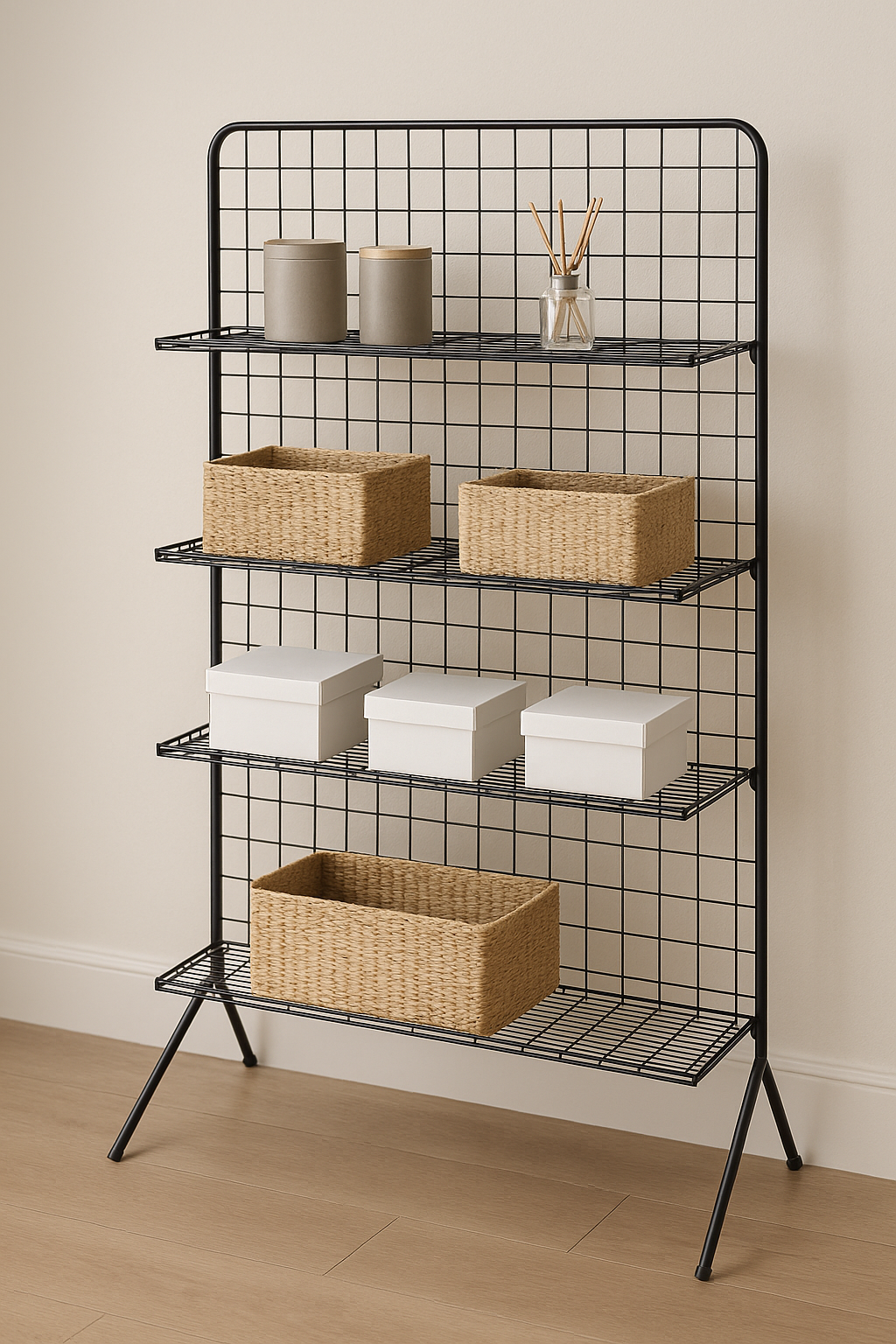 Expositor aramado: versatilidade, organização e destaque para produtos